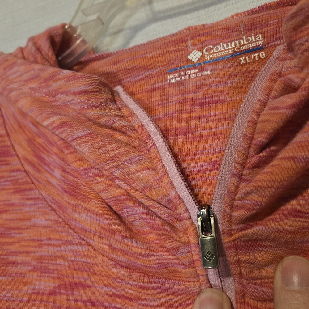 Columbia Pink Zip-Up Lightweight Running Jacket - Picture 3 of 4
